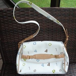 White Leather  Valleverde  Italian Signature Purse